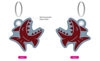 Bolkvis sleutelhanger